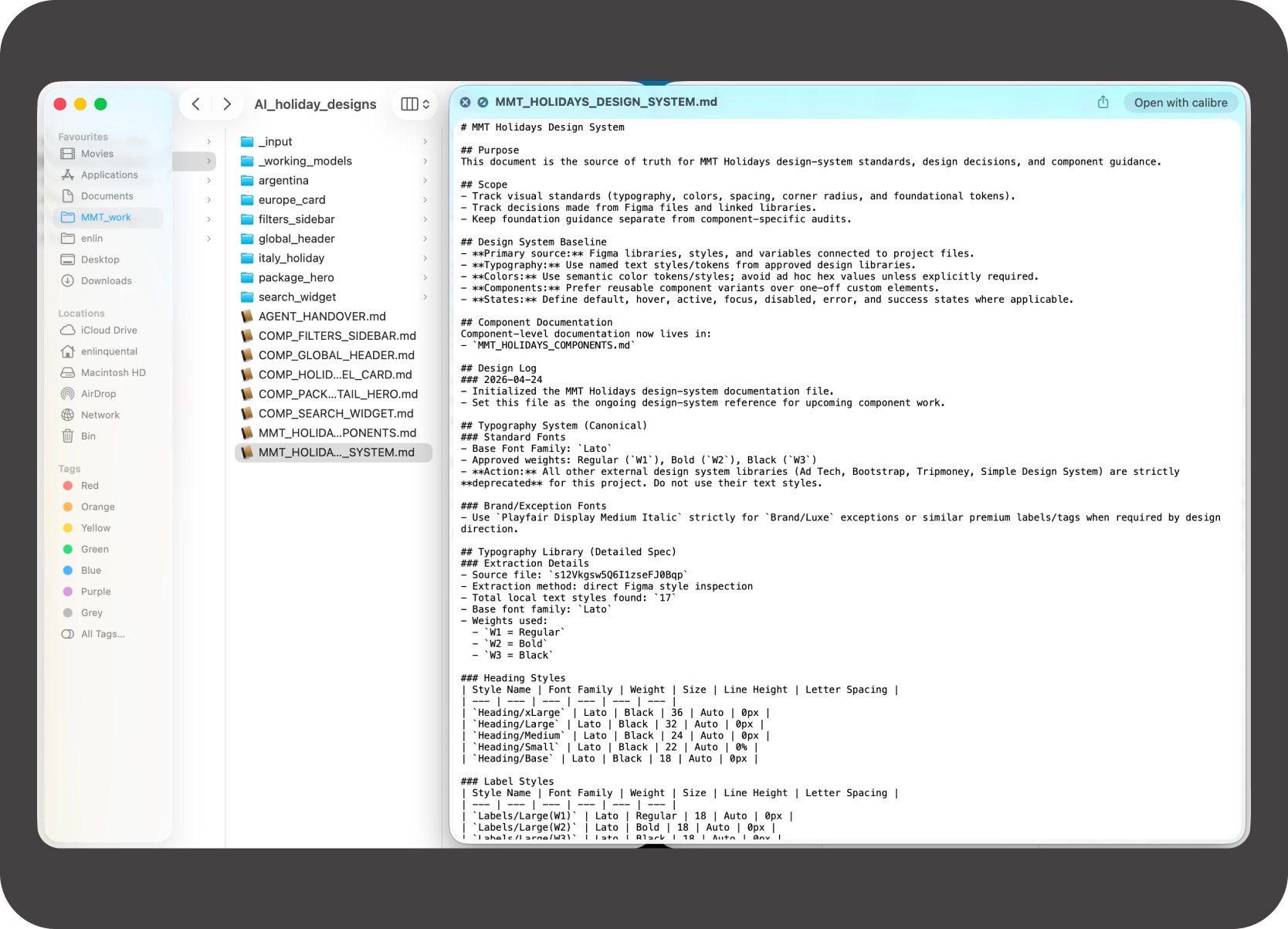 AI workflow process showing generation, governance, and documentation context