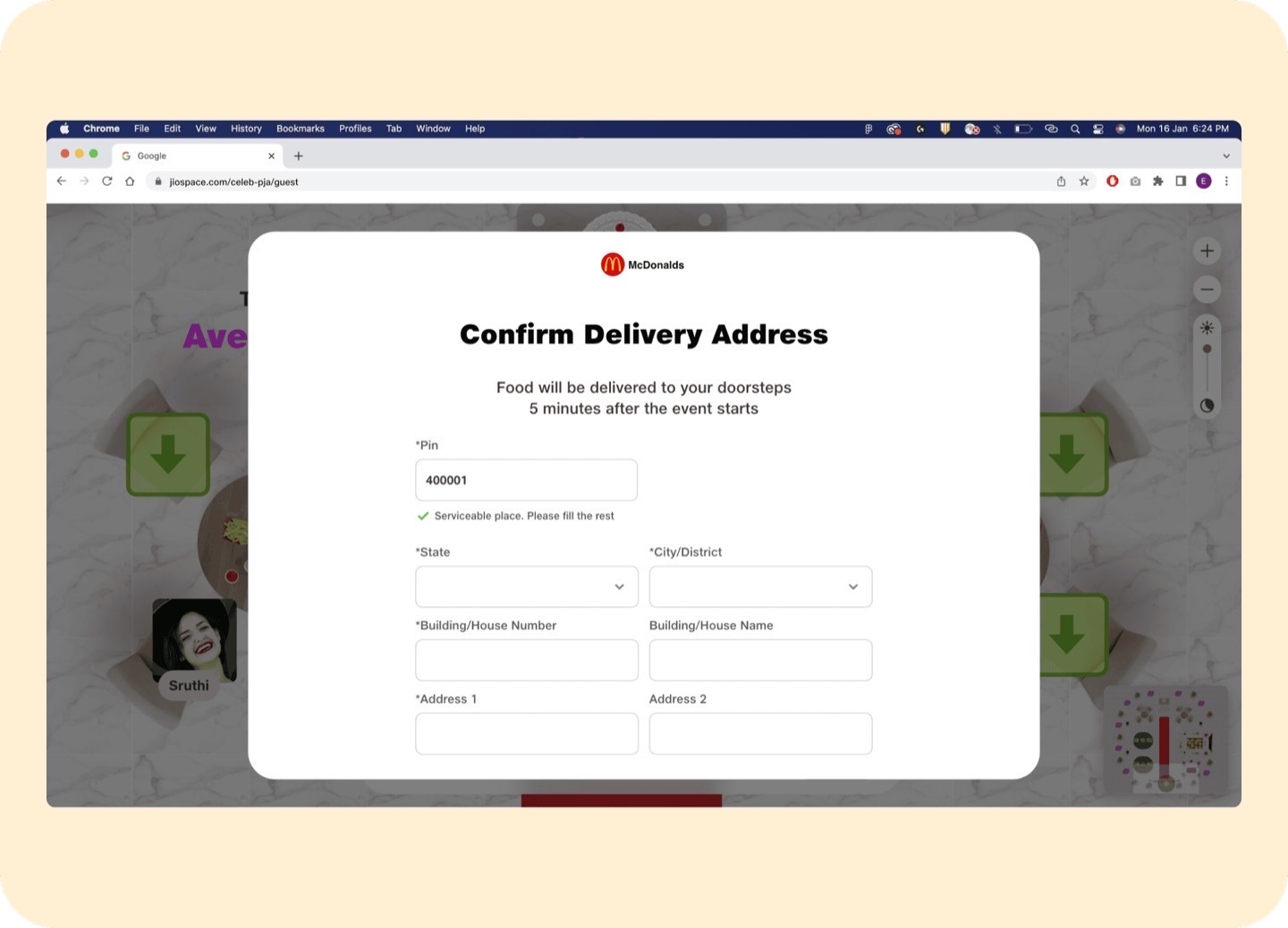 RSVP step 5