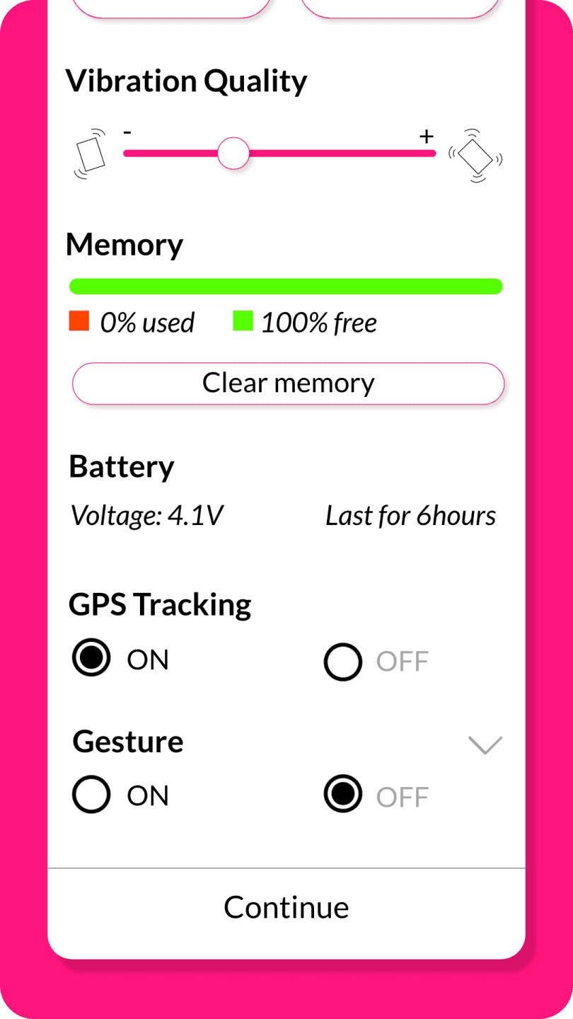 App wireframe set A 8